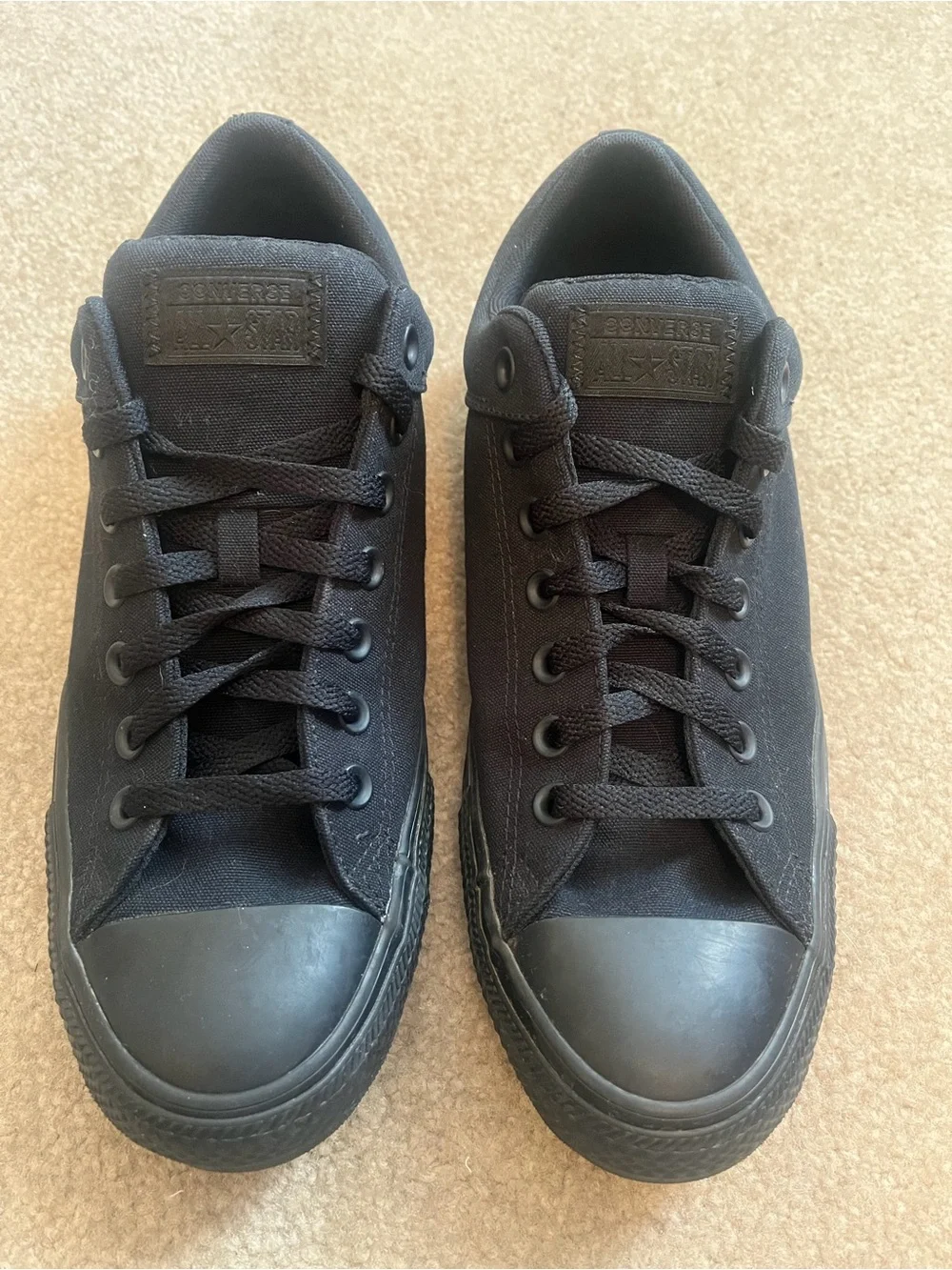 Converse Chuck Taylor All Star Low Monochrome Black Sneakers Men’s 10 EU 44